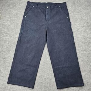 Velour Garments Spain Carpenter Pants Mens XL Navy Utility Workwear Contemporary